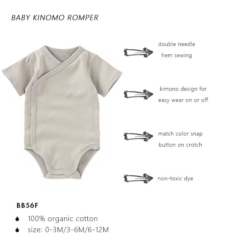 Kimono Baby Bodysuits